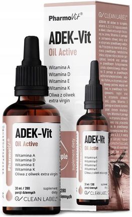 Pharmovit, Witamina ADEK-Vit Oil Active 30 ml - zdjęcie 2