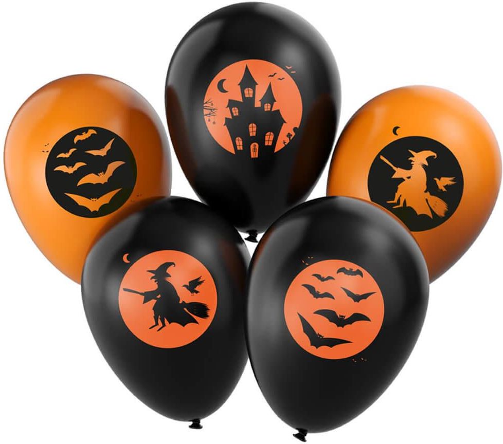 Zdjęcie Arpex Balony Lateksowe Na Halloween 28Cm 5Szt - Józefów