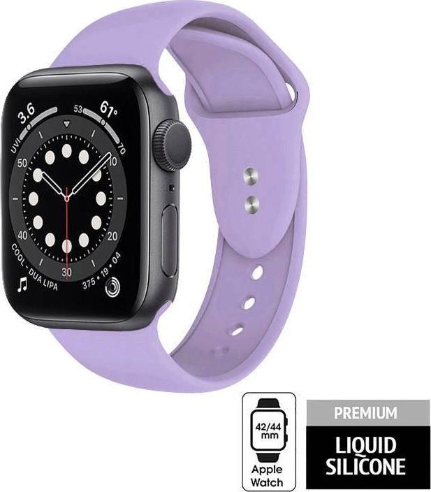 Crong Pasek Crong Liquid Band Do Apple Watch Mm Fioletowy