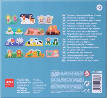Apli Kids Puzzle Duo Expressions Yoga 3+ - zdjęcie 2