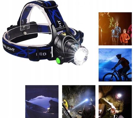 Czołowa Czołówka Lampka Led Zoom XMl-T6 - zdjęcie 2