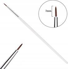 Zdjęcie Pędzelek Do Zdobień Nail Art Brush 00 7mm biały - Aleksandrów Łódzki
