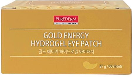Purederm Płatki Pod Oczy Gold Energy Hydrożel 60 Szt. - zdjęcie 2