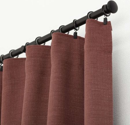 Dekoria Zasłona Basic Na Taśmie Marszczącej 140X280Cm Wrzosowy Brąz 1 Szt. 140Cm X 280 249 689 - zdjęcie 3