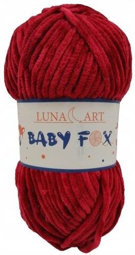 Luna Art Włóczka Baby Fox 100g 120m 100 20 Bordo Ceny i opinie Ceneo pl