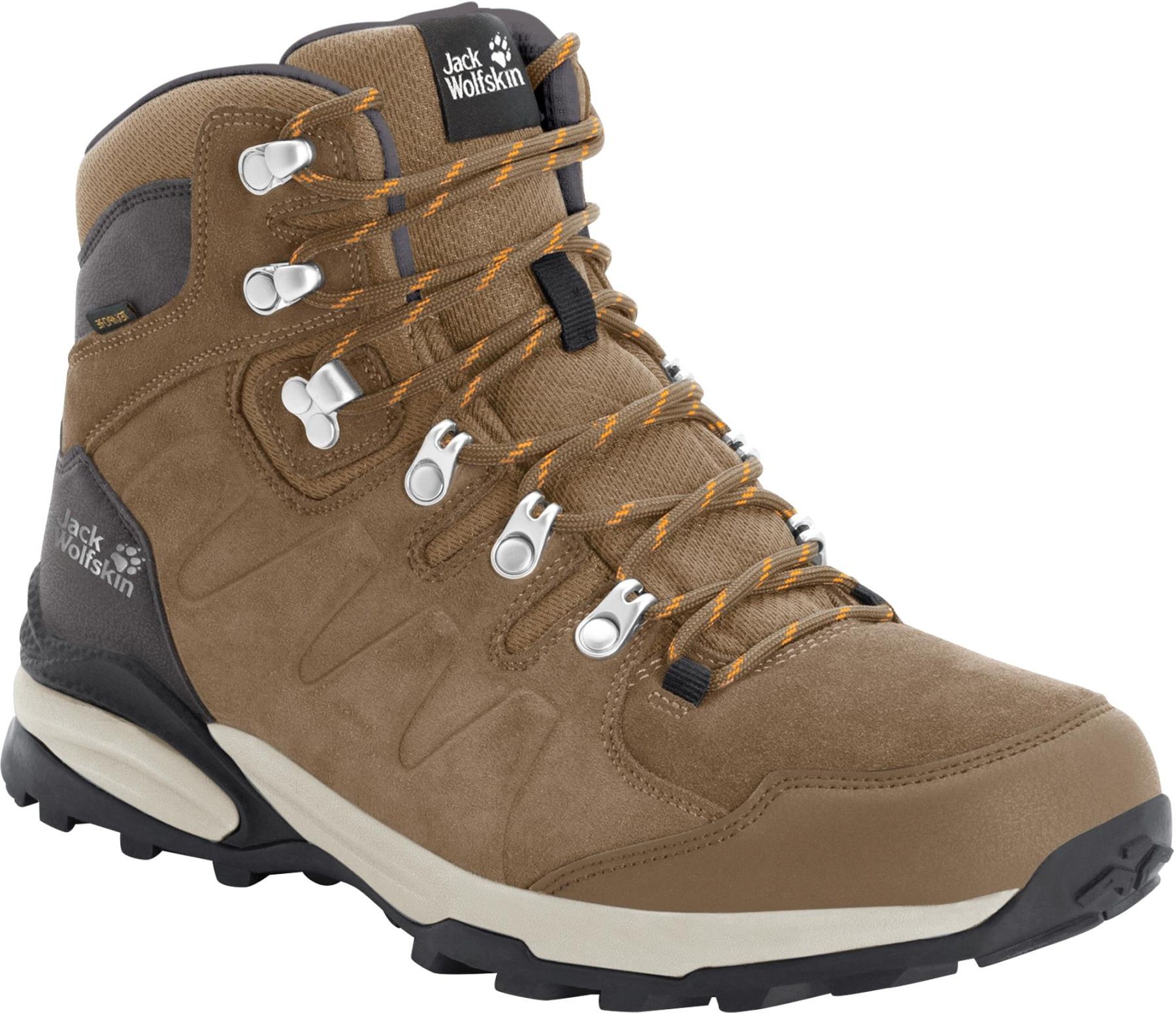 Buty trekkingowe Jack Wolfskin Na Wędrówki Refugio Texapore Mid W Brown