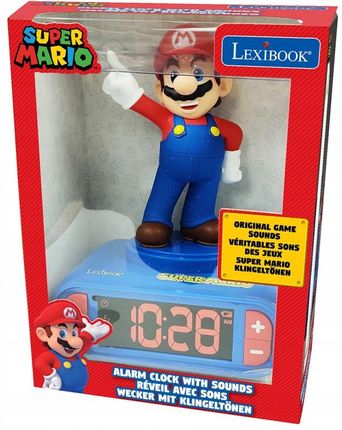Lexibook Budzik cyfrowy z lampką nocną Super Mario i efektami dźwiękowymi RL800NI - zdjęcie 2