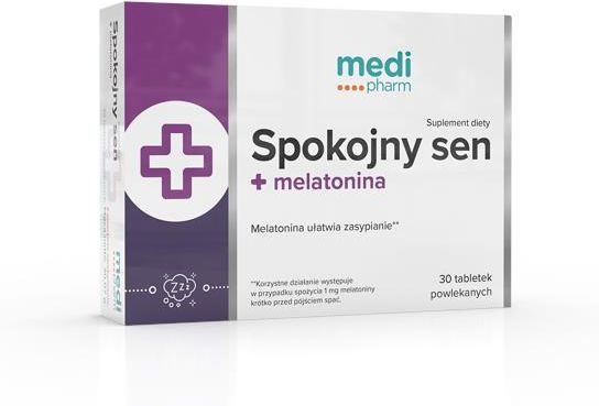 Tabletki Laboratorium Galenowe Medi Pharm Spokojny Sen Z Melatonin