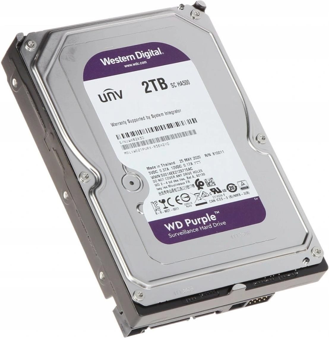 Western Digital Dysk Do Rejestratora Wd Hdd Wd Purx Tb W