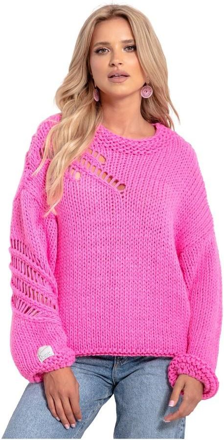 Fobya Sweter CHUNKY KNIT z ażurem Ceny i opinie Ceneo pl