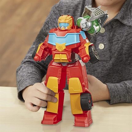 Hasbro Transformers Rescue Bots Hot Shot 35cm Duża 2w1 E7591 - zdjęcie 3