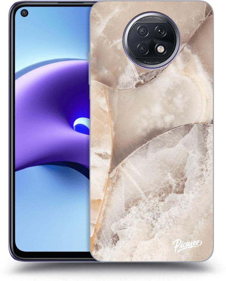 Silikonowe Czarne Etui Na Xiaomi Redmi Note 9T Cream Marble Etui Na