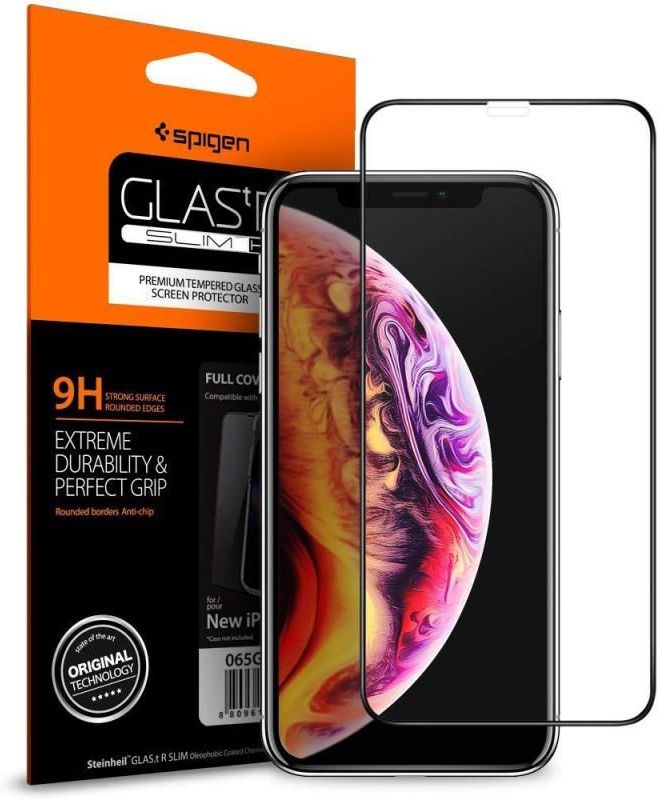 Spigen SZKŁO HARTOWANE GLASS FC IPHONE 11 PRO MAX BLACK Opinie i ceny