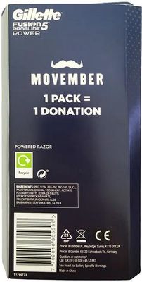 Gilette Gillette Fusion 5 Proglide Power Movember + Ostrze - zdjęcie 2