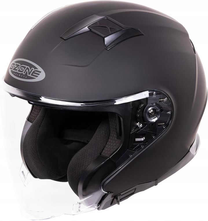 Kask Motocyklowy Ozone Kask Open Face Square Matt Black Xxl Opinie I