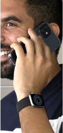 Puro Loop Band - Pleciony pasek do Apple Watch 42/44/45 mm (czarny) (AW44LOOPBLK) - zdjęcie 2