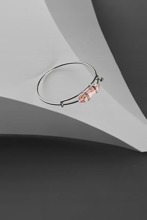 ELEGANCKA BRANSOLETKA Z DUŻYM KAMIENIEM - zdjęcie 2