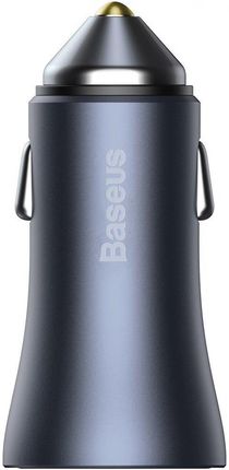 Baseus Ładowarka Samochodowa Golden Contactor Pro, Usb + C, Qc4.0+, Pd, Scp, 40W Kabel C Do Ip 1M - zdjęcie 6