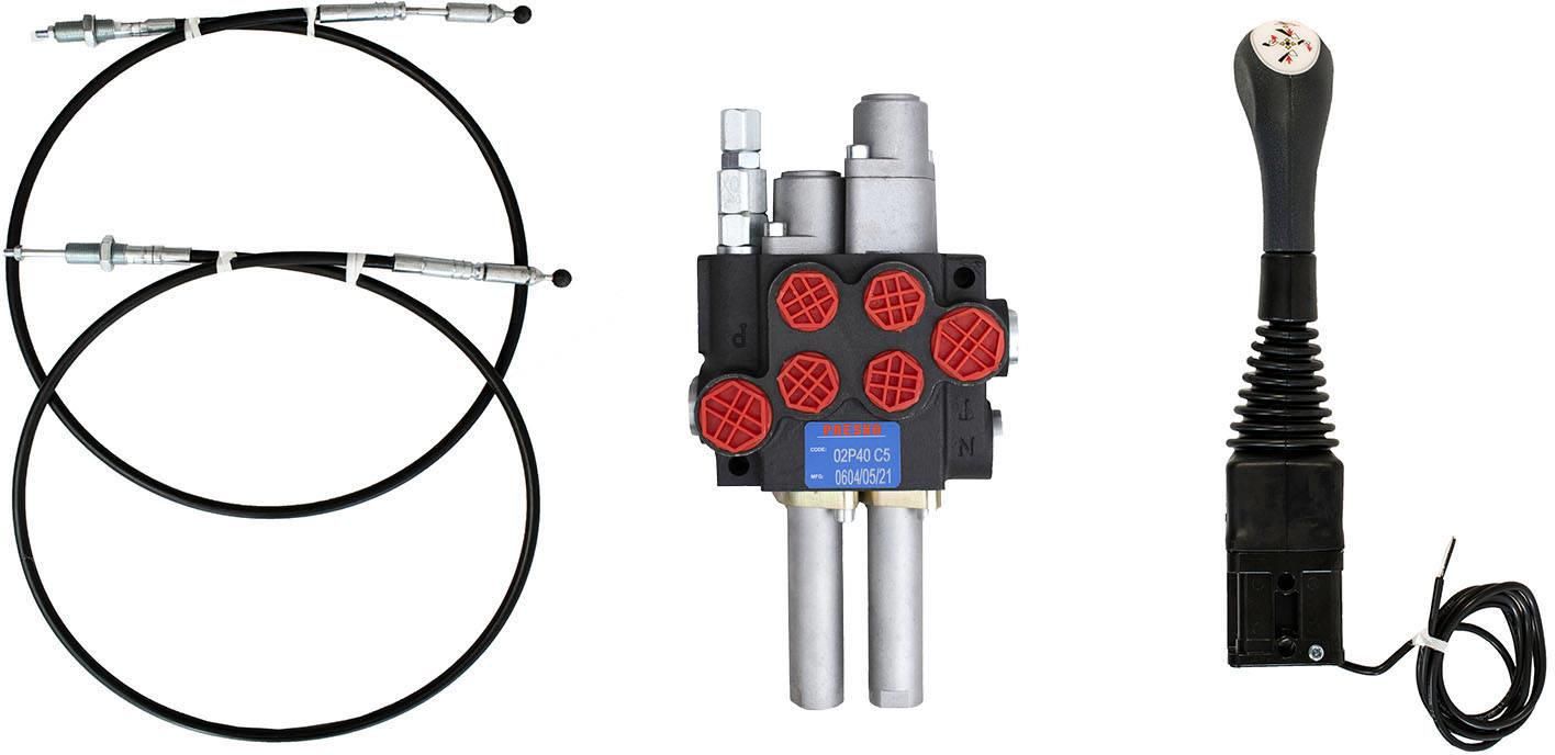 Presko Rozdzielacz Hydrauliczny 2 Sekcyjny 1 Sekcja Pływająca 40L Z