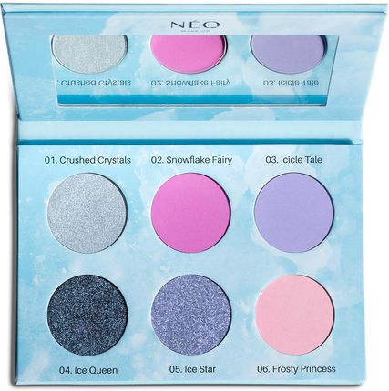 Neonail Paleta Cieni Prasowanych Frosted Fairy Tale Eyeshadow Palette - zdjęcie 2