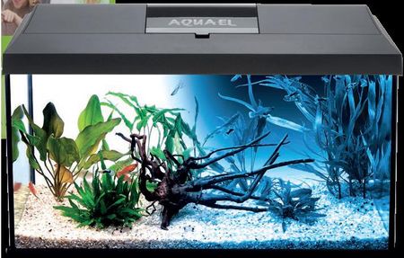 Aquael Zestaw Akwarium Leddy Set 60 2.0 DAY&NIGHT 60x30x30 54L LED Czarny - zdjęcie 4