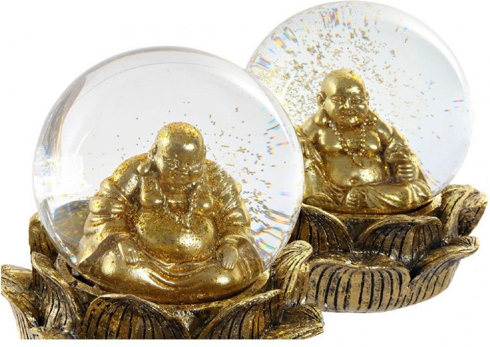 Dkd Home Decor Figurka Dekoracyjna Ywica Szk O Budda Pcs X