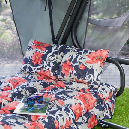 Huśtawka Ogrodowa Ravenna Lux Z Moskitierą A090-03Lb Patio - zdjęcie 4