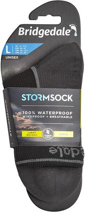 Bridgedale Skarpety Stormsock Lt Ankle - Black/Grey - zdjęcie 2