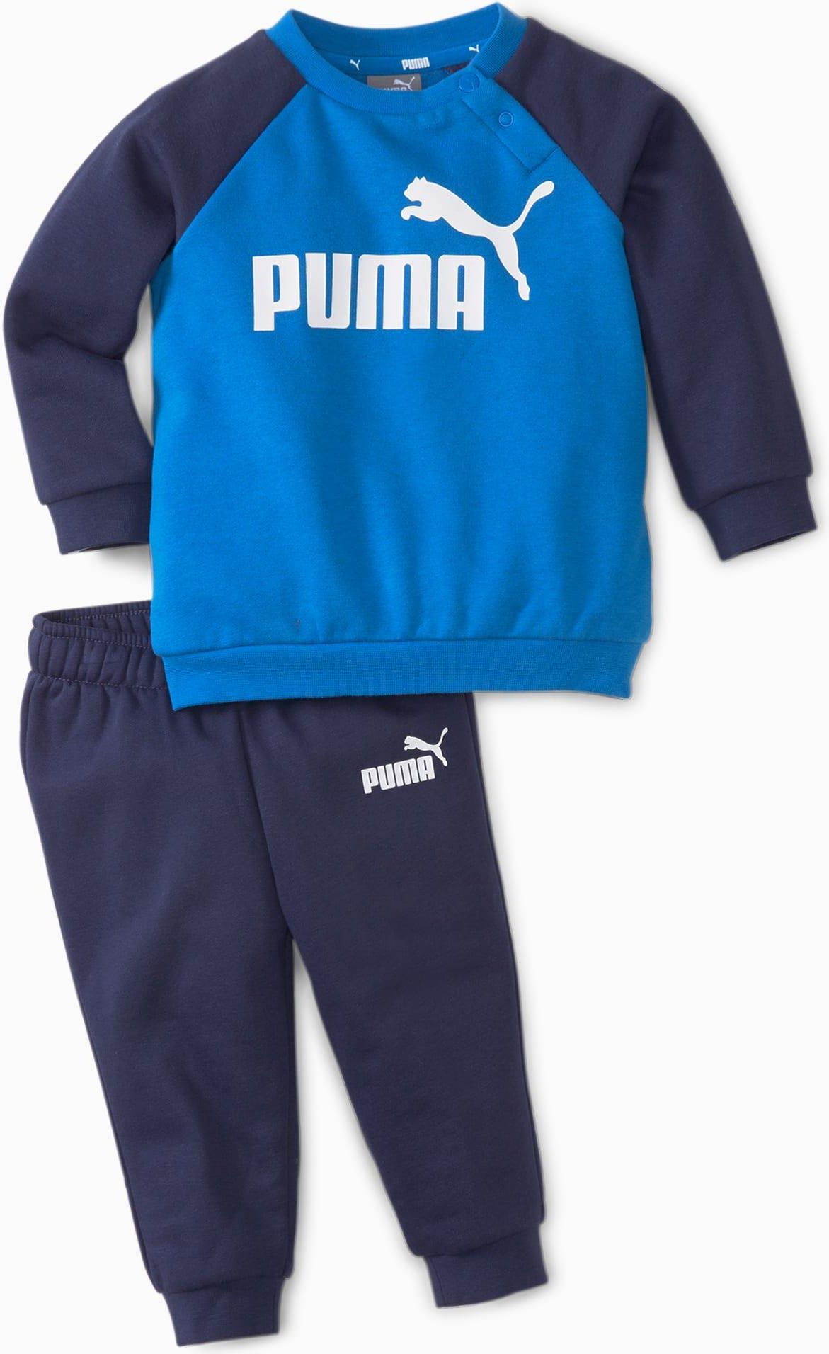 Puma Niemowl Cy Komplet Dresowy Minicats Essentials Raglan Niebieski