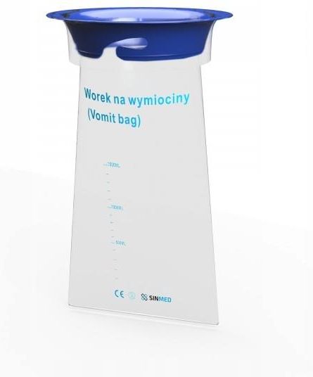 Sinmed Worek Torba Na Wymiociny Wymioty 1500 Ml 10 Szt Ceny I Opinie