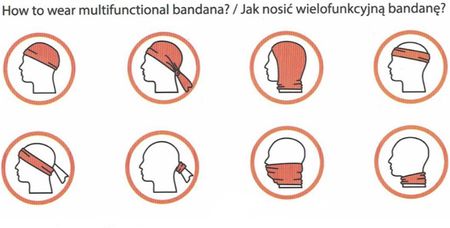 Cairn Chusta Wielofunkcyjna Malawi Polar Tube Czarny - zdjęcie 2