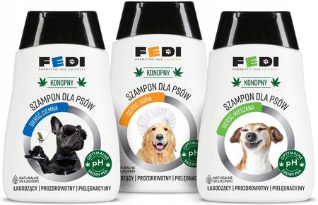 Fedi Konopny Szampon Dla Psów Sierść Ciemna 300ml - zdjęcie 2