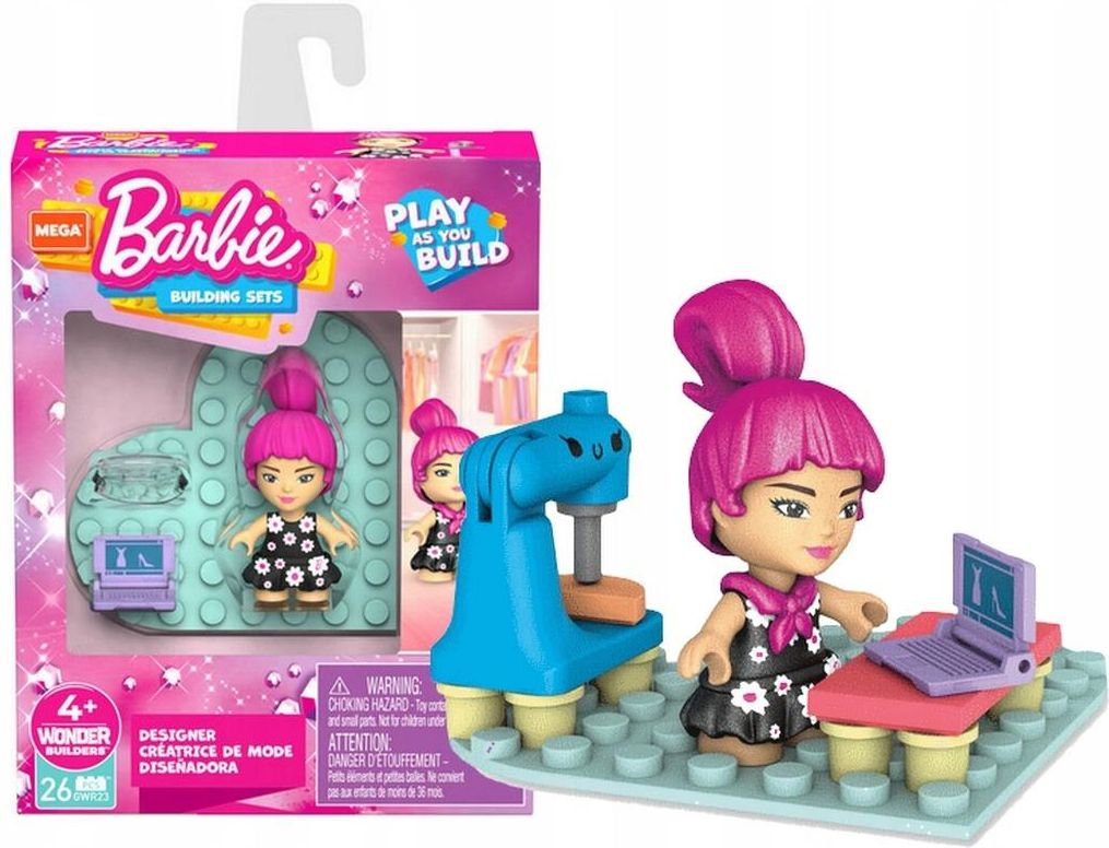 Mega Construx Barbie Projektantka GWR23 Ceny I Opinie Ceneo Pl