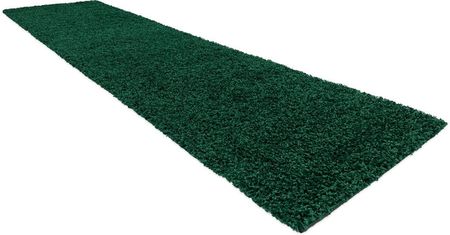 Dywany Łuszczów Chodnik Soffi Shaggy 5cm Butelkowa Zieleń 70x250cm - zdjęcie 2