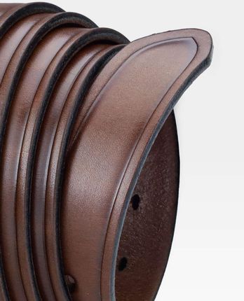 Stevens Skórzany Pasek Skóra Z Ciętego Lica Jakość 3cm Unisex - zdjęcie 3
