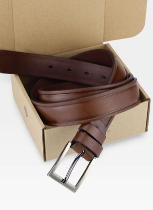 Stevens Skórzany Pasek Skóra Z Ciętego Lica Jakość 3cm Unisex - zdjęcie 6