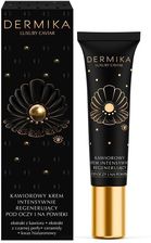 Zdjęcie Dermika Luxury Caviar Kawiorowy Krem Intensywnie Regenerujący Pod Oczy I Na Powieki 15Ml - Czarne