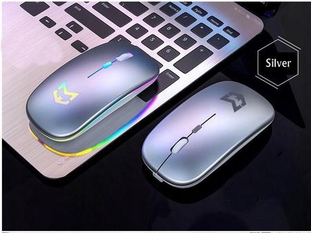 Mobilari Mysz Bezprzewodowa A2 Czarna Ładowana Usb (M444015BK) - zdjęcie 5