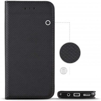 Etui OPPO A54 5G / A74 A93 portfel z klapką Flip Magnet czarne - zdjęcie 3