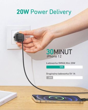 Aukey 20W USBC PD GaN Supermini PAB1 - zdjęcie 5