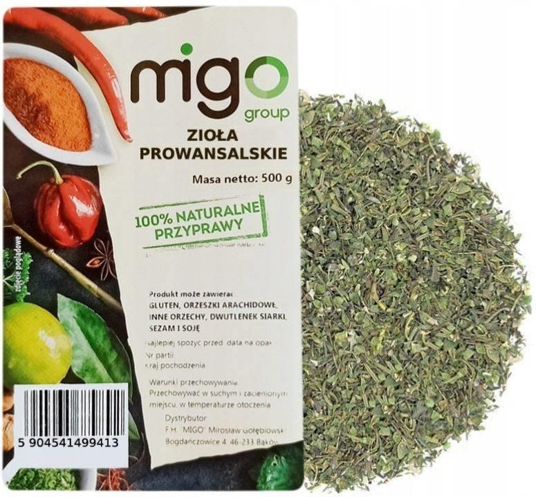 Migogroup Zioła prowansalskie aromatyczne przyprawa 500g Ceny i