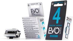 Zdjęcie Evoshave Evoshave Series 2 Wkłady Wymienne Evoshave 4szt. Wkład Z 3 Ostrzami Z Chromowanej Powłoki Teflonowej 4 Szt. - Czarne