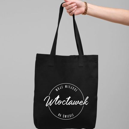 Koszulkowy Włocławek - Moje Miejsce Na Świecie Torba Z Nadrukiem - zdjęcie 3