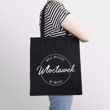 Koszulkowy Włocławek - Moje Miejsce Na Świecie Torba Z Nadrukiem - zdjęcie 4