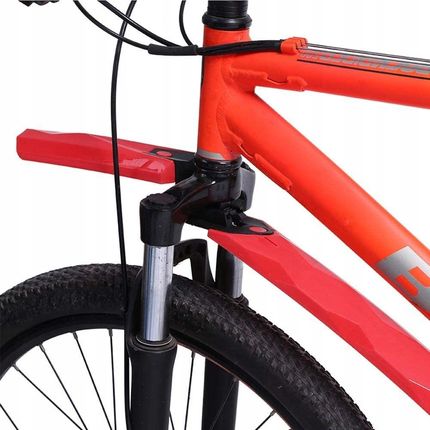 Korbi Błotniki Rowerowe Wachlarze Led 26 27 28 29 Czarny - zdjęcie 3