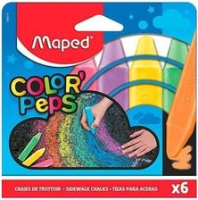 Zdjęcie Maped Colorpeps Kreda Kwadratowa Chodnikowa Kolorowa 6 Sztuk - Pruchnik
