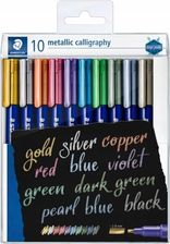 Zdjęcie Staedtler Pisaki Do Kaligrafii Staedtler Metaliczne 10 Kol - Boguchwała