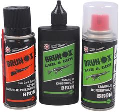 Zdjęcie Brunox Zestaw Do Broni Fobus Wycior & 2X Lub&Cor, Gun Care (Gun Set3) - Zielonka