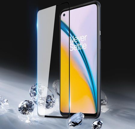 Dux Ducis 10D Tempered Glass wytrzymałe szkło hartowane 9H na cały ekran z ramką OnePlus Nord N200 5G czarny (case friendly) (74475) - zdjęcie 4