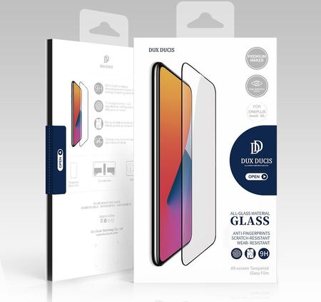 Dux Ducis 10D Tempered Glass wytrzymałe szkło hartowane 9H na cały ekran z ramką OnePlus Nord N200 5G czarny (case friendly) (74475) - zdjęcie 5